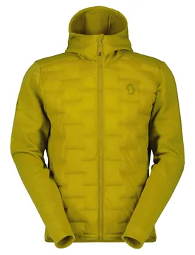 Defined Warm Hybrid Herren Kapuzensweater, grün XXL