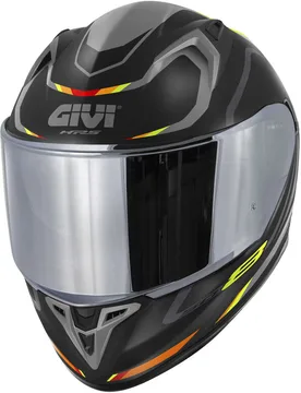 Casco Moto Integrale 50.8F MACH1 Nero Opaco Grigio Ross taglia 2X - GIVI - FashionsVida