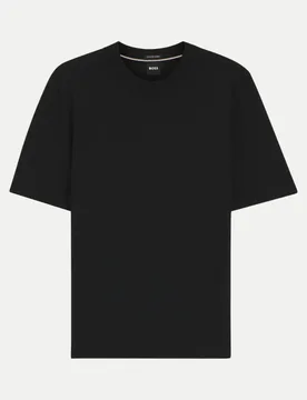 Black Kurzarm-Pullover Schwarz M - BOSS - FashionsVida