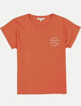 Garcia T-Shirt Orange M - Garcia - FashionsVida
