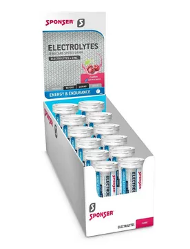 Boîte De Comprimés Effervescents D´électrolytes 10x4 Cerise 5g 12 Unités