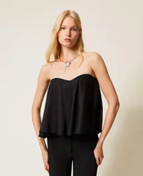 Twinset Top bustier en satin