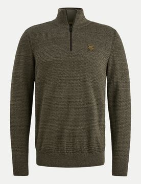 Troyer mit Strickmuster Grün 3XL