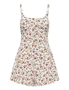 ONLMOLLY S/L PLAYSUIT CS JRS female - S - FashionsVida