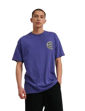 T-shirt à Manches Courtes Crescent Moon Chest Navy Dusk S ,Femme - Santa Cruz - FashionsVida