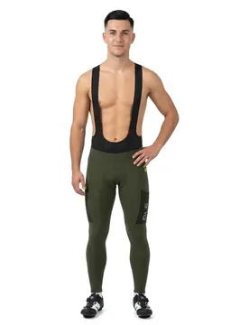 Salopette Larga Gravel Stones Cargo Dark Green