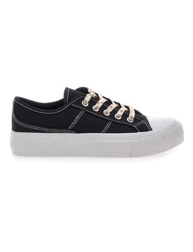Sneakers in Tela Nere con Lacci 1878 36