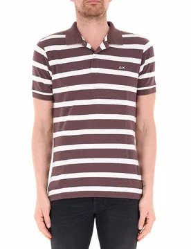 SUN68 Polo maniche corte MARRONE L - Sun68 - FashionsVida