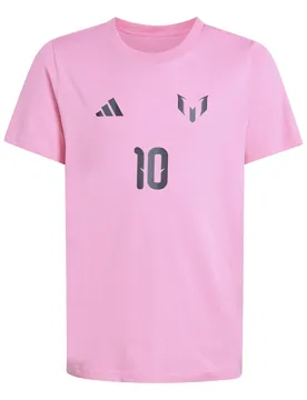 Kinder-Grafiktrikot Inter Miami Messi 2025/26 - Rose - male - Size: 13/14 ans