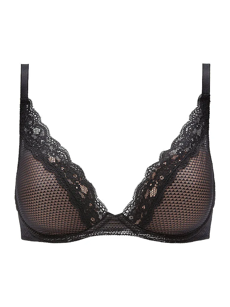 Reggiseno imbottito BROOKLYN nero nero 70C - Passionata - FashionsVida