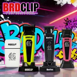 Juego de Cortapelos Profesional BRDCLIP, Recortadora Ajustable, Afeitadora Eléctrica Inalámbrica, Cortapelos con Pantalla Digital, Recortadora para