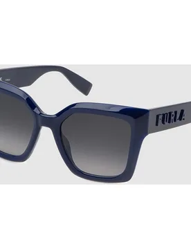 Gafas de sol de mujer mariposa en inyectado lente degradada - Furla - FashionsVida