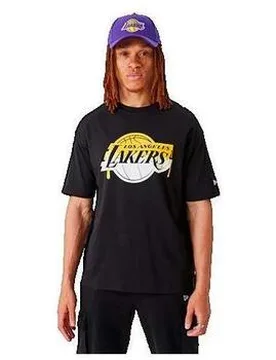 T-Shirt T-Shirt Logo Drip Los Angeles Lakers Noir Eu S;Eu M Male - New-Era - FashionsVida