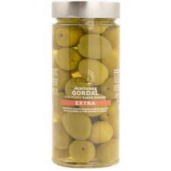 Aceitunas Gordal con hueso sabor anchoa extra