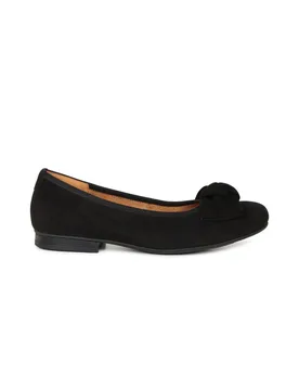 Women's 'Picnic' Ballet Pumps in Black Size: 4 - Black - Size: 4 - Gabor - FashionsVida
