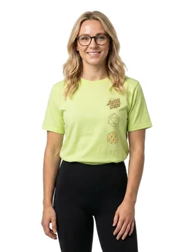 T-shirt à Manches Courtes Japanese Optical Dot Aloe Green S - Santa Cruz - FashionsVida