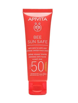 Bee Sun Safe Crema Con Color Spf50 - APIVITA - FashionsVida