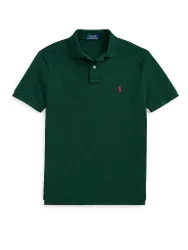 Polo Custom Slim Fit vert foncé L