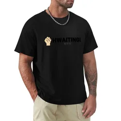 Fist up! Hwaiting! T-Shirt Basic Solid Tee for Daily Use