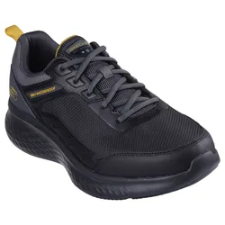 Baskets Lite Pro Black Leather / Mesh / Tpu / Charcoal & Yellow Trim EU 41