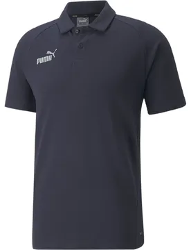 TeamFINAL Casuals Polo Herren Poloshirt, blau S
