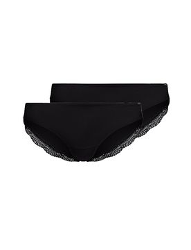 Slip Paquete de 2 CLASSICOTTON negro negro 38