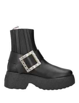 Botines de caña alta Mujer Negro 39 Mujer - Roger Vivier - FashionsVida