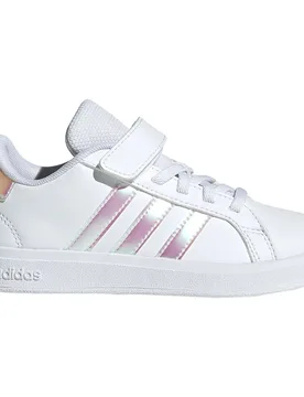 Sneaker Grand Court 2.0 Ftwr White / Iridescent / Ftwr White EU 30 1/2 - Adidas - FashionsVida