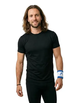 Striped 2.5 Wristband Airforce Blue / White One Size - Head Racket - FashionsVida