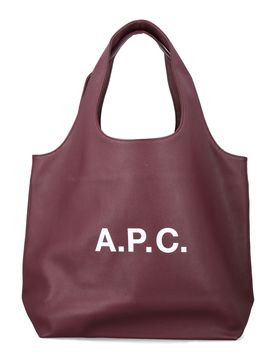 A. P.C. Ninon Tote Bag Grained Recycled Leather-like