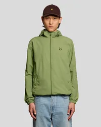 Men's Water Resistant Hooded Jacket in Green