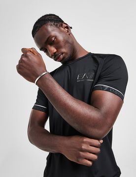 Mens Poly Tech Maglia - Nero, nero nero Uomo taglia XL
