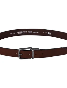 Gürtel Comfort, braun 110_cm - Alberto - FashionsVida