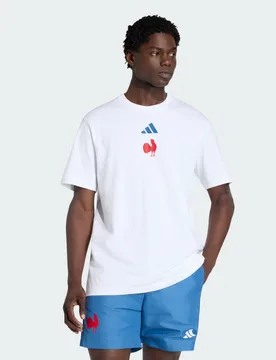 Adidas FFR TEE-SHIRT M White - Adidas - FashionsVida