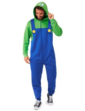 Luigi Overall Erwachsene grün-blau