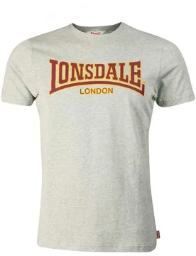 T-shirt à Manches Courtes Classic Marl Grey L - Lonsdale - FashionsVida