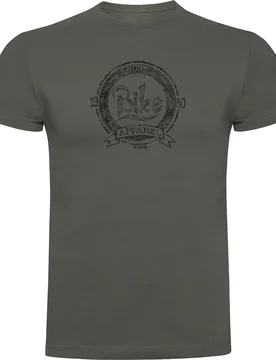 Maglietta A Maniche Corte Bike Apparel Dark Army Green - Kruskis - FashionsVida