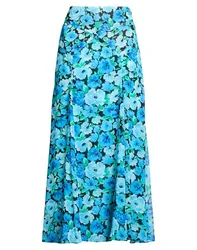 Maxi-Rock Damen Azurblau 36,38,40,42 Damen