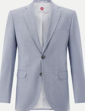 Slim-Fit Wollsakko CG Paul Blau 52 - CG-Club of Gents - FashionsVida