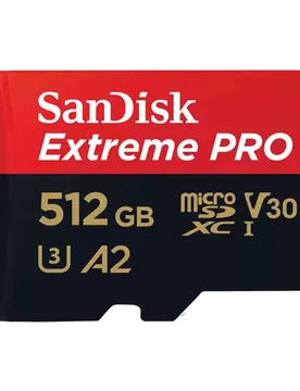 Carte Mémoire Microsdxc Extreme Pro 512gb Black One Size unisex - SanDisk - FashionsVida
