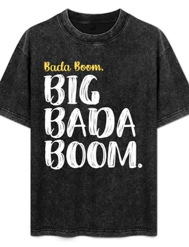 Big Bada Boom. T-Shirt Minimalist Plain Crew Neck T-Shirt - Aliexpress - FashionsVida