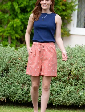 Women's Eype Slub Weave Shorts Coco Palm in Orange Size: 6 - Orange - Size: 6 - Kite - FashionsVida