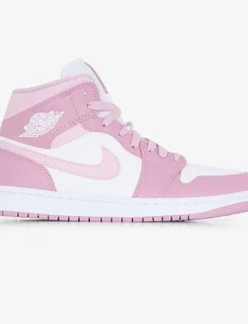 Air 1 Mid blanc/rose 37,5 - Jordan - FashionsVida