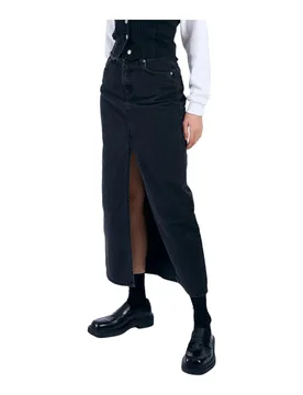 Gonna dr.denim myra skirt - black used - DRDENIM - FashionsVida