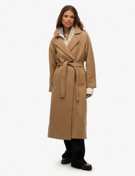 Para mujer. W5011962A Abrigo Relaxed Lana (XS), Casual, Clásico