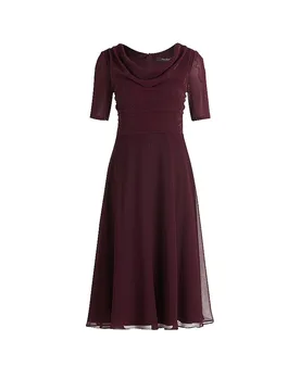 Cocktailkleid dunkelrot 44 damen - Vera Mont - FashionsVida