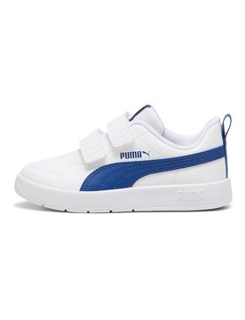 Sneakers bianche e blu con strappi Courtflex V3 V Ps 31
