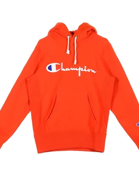 Felpa Cappuccio Uomo Hooded Sweatshirt Orange - Champion - FashionsVida