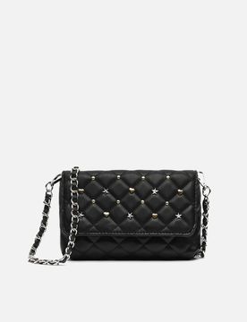 Petronila Mini-Stepp-Tasche mit metallischen Details ED