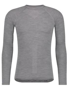 Maglia intimo lana WINTERDAY merino manica lunga unisex grigio - AGU - FashionsVida